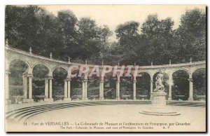 Old Postcard Versaillles Park Colonnade Mansard and the abduction of Proserpi...