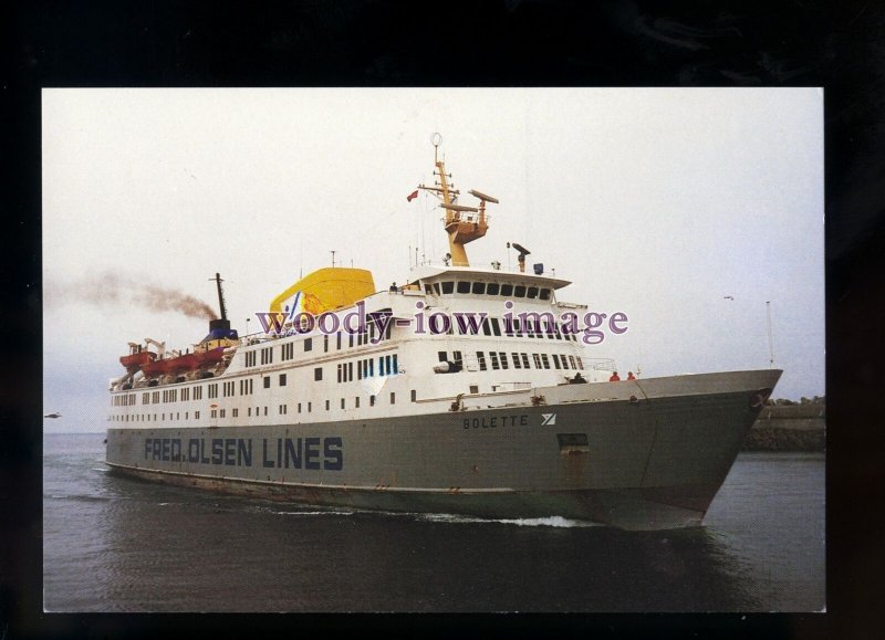 FE2271 - Fred Olsen Lines Ferry , Bolette , built 1974 ex Viking 5 - postcard