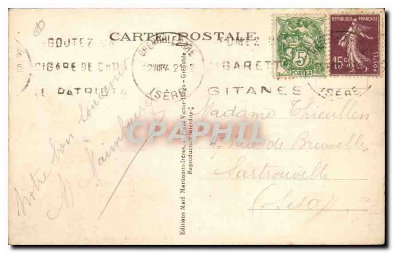Old Postcard Large gollets Tunnel has peak to barracks