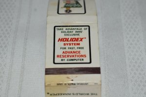 Holiday Inn Champaign Illinois Home of the University 20 Strike Matchbook Cover