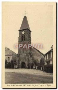 Old Postcard St Remy Les Chevreuse The Church