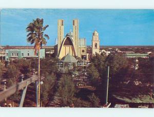 Unused Pre-1980 CHURCH SCENE Reynosa MEXICO p3719