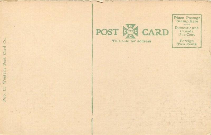 MI, Detroit, Michigan, Griswold Street, Western Post Card