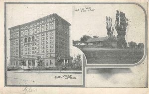 Hotel Schenley, Old Log Cabin, Park, Pittsburgh, PA c1910s Vintage Postcard