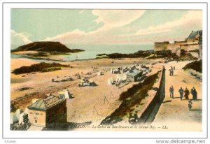 La Greve De Bon-Secours Et Le Grand Bey, Saint-Malo (Ille et Vilaine), France...