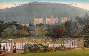 Affiliated Colleges from Golden Gate Park SAN FRANCISCO Tennis c1910s Postcard