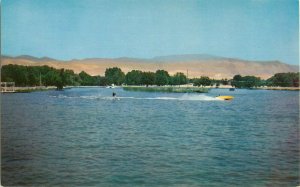 Postcard Water Skiing At Hart Memorial Park, Bakersfield, CA