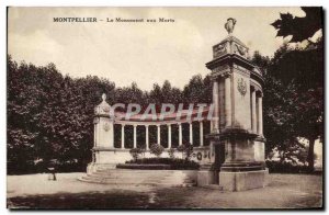 Old Postcard Montpellier The War Memorial