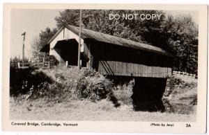 RPPC, Covered Bridge, Cambridge VT