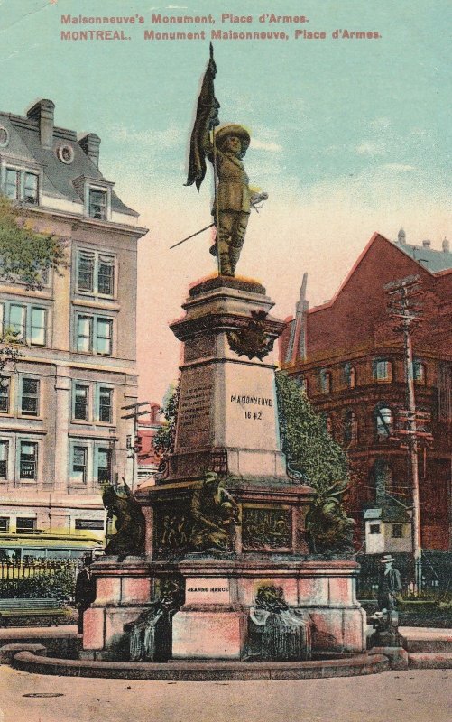 Maisonneuve Monument, Place d'Armes Montreal Quebec Canada