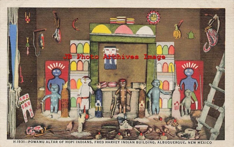 Native American Hopi Indians, Fred Harvey Building, Albuquerque New Mexico