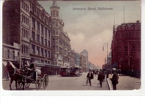 Swanston Street, Melbourne, Australia, 1908 !