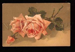 3025092 Pink ROSES. UnSign C. KLEIN. Vintage Russian