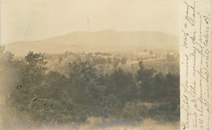 Postcard RPPC 1906 New Hampshire Bennington Birdseye View 23-9378