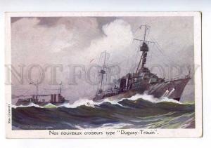 213904 FRANCE NAVAL FLEET cruiser DUGUAY-TROUIN by HAFFNER