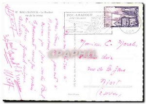 Postcard Modern Rocamadour The Rock Seen from the Road