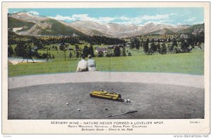 COLORADO, 1900-1910´s; Nature Never Formed A Lovelier Spot, Golf Couple Admi...