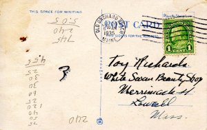 ME - Old Orchard Beach. Old Orchard House by Moonlight  (damage)