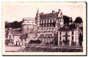 Old Postcard Amboise Chateau