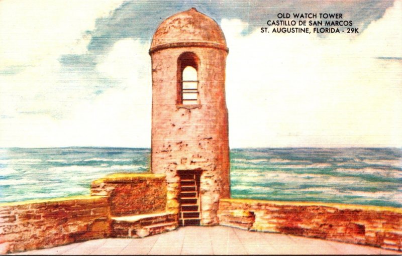 Florida St Augustine Old Watch Tower Castillo San Marcos