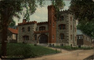 Nashua New Hampshire NH Armory Exterior View 1900s-20s Vintage Postcard