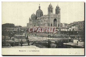 Marseille - The Cathedral - Old Postcard