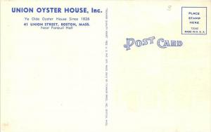 massachusetts  Boston    Union Oyster House Restaurant