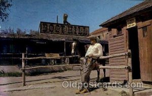 Boot Hill, Dodge City, KS USA Amusement Park Parks, 1958 light wear postal us...