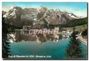 Modern Postcard Lago di Misurina Sorapis