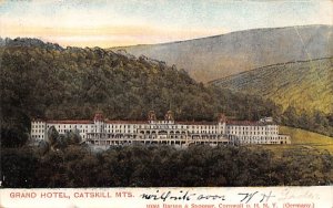 Grand Hotel Catskill MTS Highmount, New York Postcard