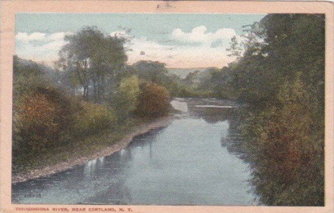 New York Tioughnioga River Near Cortland 1921