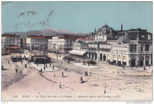 NICE, Alpes Maritimes, France, PU-1919; Massena Square and Casino