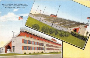 G76/ Vicksburg Mississippi Postcard Football Stadium Southern College 16