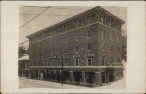 The Richmond Building - Little Falls NY Cancel c1910 Real Photo Postcard