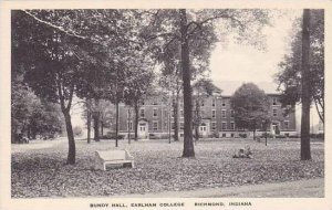 Indiana Richmond Bundy Hall Earlham College Albertype