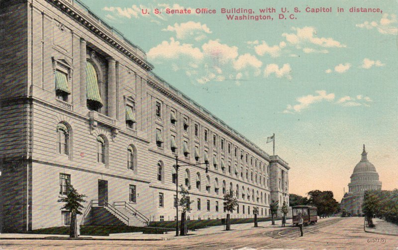 12876 Senate Office Building & Capitol, Washington DC 1912