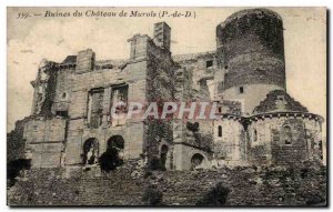 Old Postcard Ruins of the castle of Murols
