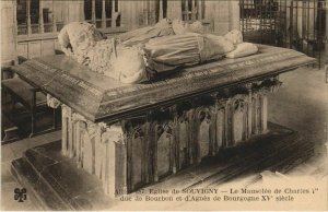 CPA SOUVIGNY Eglise - Le Mausolee de Charles 1er (1200120)