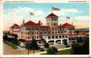 Florida Jacksonville Hotel Windsor 1929 Curteich