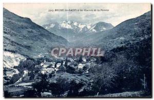 Old Postcard Brides les Bains and the Vanoise Glaciers