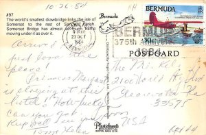 Somerset Bridge Bermuda Postcard