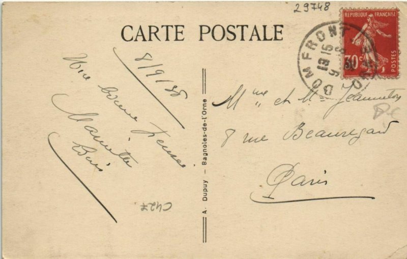 CPA BAGNOLES-de-l'ORNE-Le Manoir du Lys (29748)