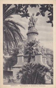 Italy Genova Monumento e Cristoforo Colombo