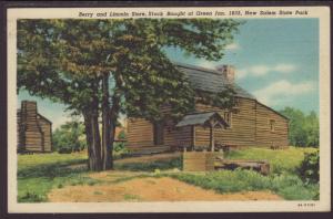 Berry and Lincoln Store,New Salem State Park,IL Postcard