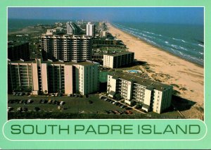 Texas South Padre Island Aerial View