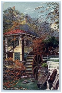 1905 Mill in Groudle Glen Isle of Man Series 1 Oilette Tuck Art Postcard