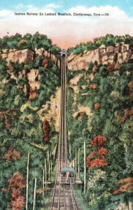 Vintage Postcard Incline Railway Up Lookout Miuntain Chattanooga Tennessee TN