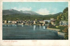 Lago di Lugano Suisse Switzerland 1900s postcard