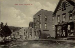 HARDWICK VT Street Scene STOREFRONT c1910 Postcard