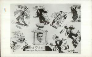 Theatre Comedy Impressions Stage Act Bob O'Neil Comic Real Photo Postcard